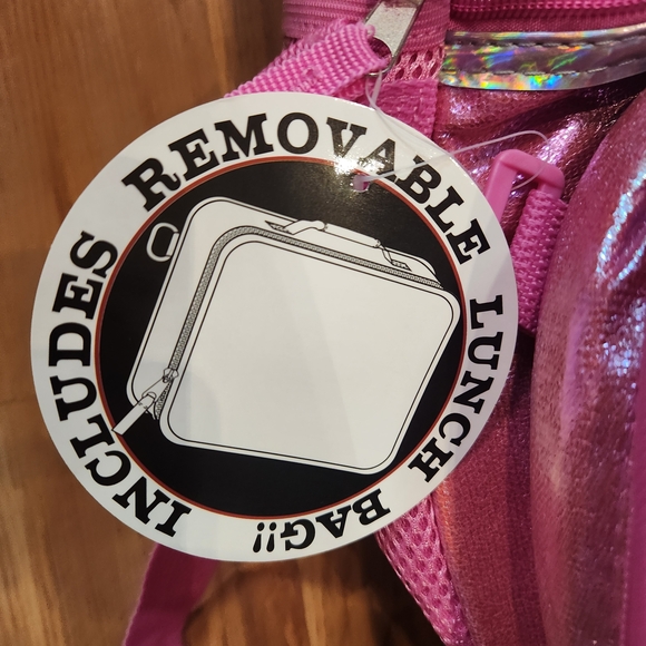 Adorable Unicorn Backpack/Lunch bag Set with Iridescent/Glitter accents ~NWT! - Picture 5 of 5